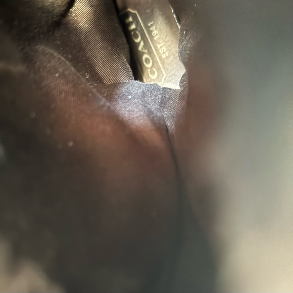 Coach Kally Signature Logo‎ Canva & Suede Boots Women Size 8.5B - Picture 14 of 16